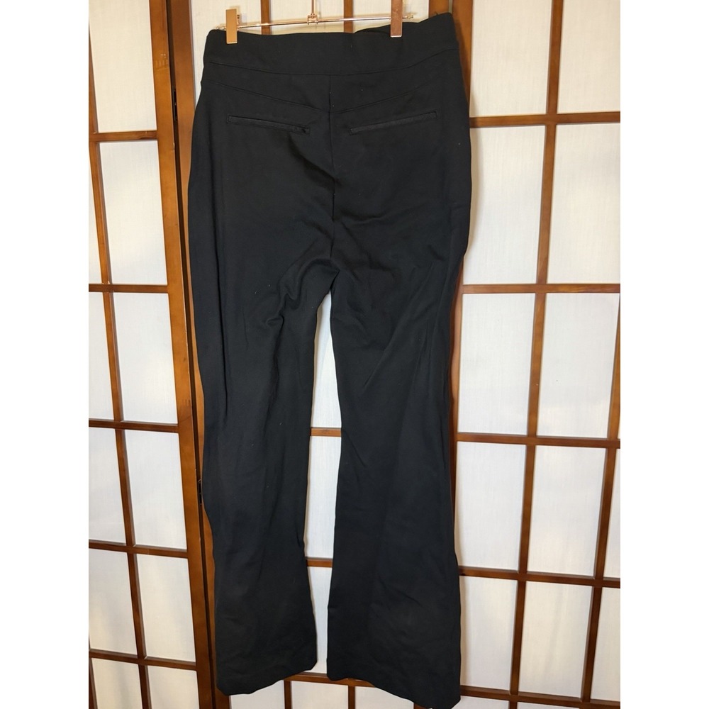 Spanx Super Smooth Perfect Fit Ponte Flare Pant Black Size XL Regular Stretchy